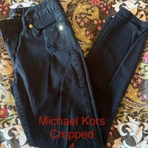 Michael Kors black Cropped Pants